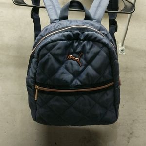 small quilted puma bookbag